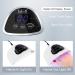 LKE 72W UV LED Nail Lamp with LCD Display | 3 Timer Settings | Gel Nail Polish Curing Dryer - Pink - Buy Online on GoSupps.com