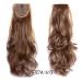 Iluu Ponytail Extensions | Curly Natural Synthetic Hair Clips | 50.8 cm | Brown/Blonde 27A/613 | International Shipping Available - Buy Online on GoSupps.com