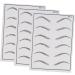 Beavorty 3pcs Eye Brow Practice Skin Eyebrow Microblading Skin Eyebrow Training Skin Practice Tools - Buy Online on GoSupps.com