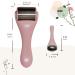 Hysotok Stainless Steel Ice Roller for Face & Eye - 2 Pcs Pink Face Massager for Puffiness, Migraine & Pain Relief - Mini Ice Roller for Dark Circles - Facial Cooling Tool - Buy Online on GoSupps.com