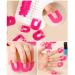 Serena.H 26pcs G Curve Shape Nail Protector Set - Spill-Proof French Manicure Stickers & Nail Art Tools - Buy Online on GoSupps.com