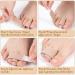 Jikoiuty 30-Piece Bandage Set for Broken Toes - Padded Hammer Toe Separators & Smoothing Rails | International Shipping Available - Buy Online on GoSupps.com