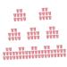 Alipis 100 Pcs Boxes Popcorn Carton Movie Night Baskets Popcorn Treat Bag Popcorn Bags Individual Servings Vintage Movie Night Gift Movie Theater Decor Gifts Paper Red Container Box