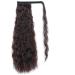 Vibrant Corn Wavy Long Ponytail Synthetic Wig Wrapped In Clip Hair Extension With Brown Ponytail Hair Pieces 22inches 2011-2-33