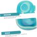 Solustre 3PK Aromatherapy Bowl Tealight Diffuser - Japanese Ceramic Essential Oil Shells | Blue 8.5x8cm - Perfect for Home & Spa - Buy Online on GoSupps.com