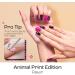 Gya Labs Nail Stickers - Animal Print Gel Nail Strips for Women - Long Lasting Nail Art Kit (20 Pcs) - Buy Online on GoSupps.com