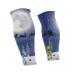 Oyihfvs 1 Pair Knee Compression Leg Sleeve, Non-Slip Leg Guard Compression Socks Cover Multi 2 8.67"(W)x 13.0"(L)