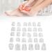 Gel Pinky Toe Sleeves - Silicone Breathable Toe Protectors for Ingrown Toenails | Anti-Friction Transparent Ultra Thin Covers - Buy Online on GoSupps.com