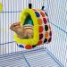 Winter Warm Bird Hanging Hammock: Plush Parrot Nest House Bed for Conure, Lovebird, Budgie, Parakeet, Cockatiel - Cozy Pet Cave Toy & Cage Accessory (Medium) - Buy Online on GoSupps.com