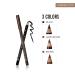 SUMEITANG 12 Pcs Black Eyebrow Pencil Eyeliner Set - Waterproof, Long Lasting Eye Makeup for Women - Buy Online on GoSupps.com
