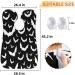 Beard Bib Apron for Men | Non-Stick Waterproof Hair Catcher Cape - Halloween Bat Pattern - Perfect for Shaving & Trimming - International Shipping - Buy Online on GoSupps.com