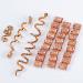 Retro Ethnic Style Spiral Snake Shaped Hair Clip - Rose Gold - Buy Online on GoSupps.com