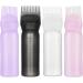 WANAONE 4pcs Root Comb Applicator Bottle Lightweight Reusable Hair Oiling Applicator Bottle with Graduated Scale 160ml Hair Dye Brush Oil Bottles for DIY Home Hair Styling(4 Colors) - Buy Online on GoSupps.com