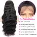 9A Brazilian Body Wave Lace Front Wig - 20 Inch Natural Black - Pre Plucked with Baby Hair - 150% Density - Glueless & Natural Color - For Black Women - Buy Online on GoSupps.com