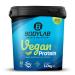 BODYLAB24 Vegan Protein Bananen bread 1000g 100% vegan protein powder from arable beans pea and pumpkin seed protein with 80g protein per 100g powder ideal for muscle building and maintaining banana bread 1 kg (1 Pack)
