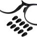 Buy Wllhyf Silicone Nose Pads for Glasses | Self-Adhesive Anti-Slip Cushion for Comfort | Perfect for Men & Women | Black | International Shipping Available - Buy Online on GoSupps.com