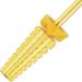 PANA Nail Carbide 5 in 1 Bit - Two Way Rotate use for Both Left and Right Handed - Fast remove Acrylic or Hard Gel - 3/32" Shank - Manicure Nail Art Drill Machine (Double Coarse - 2XC Gold) Double Coarse - 2XC Gold - Buy Online on GoSupps.com