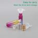 Rowiz 10PCS 10ml Gradient Color Glass Roll on Bottles UV Protection Essential Oil Glass Bottles with Stainless Steel Roller Balls and Gold or Silver Screwcap Rose Red-blue and Yellow-rose Red Gradient - Buy Online on GoSupps.com