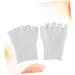 minkissy 2 Pairs Cracked Foot Socks Fingerless Gloves Open Toe Gel Socks Men Gel Toe Socks Five Toe Gel Socks Foot Care Supplies Moisturizing Socks Five Toes White Heel Cover - Buy Online on GoSupps.com