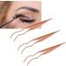 Premium Stainless Steel Eyelash Sink Set - Portable Curved Design with Wide Clip-Mouth & Compact Handle for Precision Eyelash Extensions - Buy Online on GoSupps.com