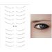Lower Eyelash Stickers | Stick On Lower Eyelash Sticker Lash Sticker Water Transfer Ladies Lower False Eyelashes Lower Eyelash Sticker Fake Eyelashes for Girls W-1261 - Buy Online on GoSupps.com