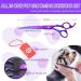 Purple Dragon Professional 7.0 inch 4PCS Pet Grooming Scissors Kit - Premium Japan Steel Straight & Curved Blades with Case - Dog Hair Cutting Shears Set in Electroplating Purple - Buy Online on GoSupps.com