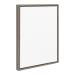 Kate and Laurel Blank Framed Canvas for Wall, 18 x 24, Gray, Sleek Modern Empty Canvas for Painting Your Own Art, Premium Canvas Already Framed Gray 18x24