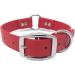 Regal Dog Dog Halfband Waterproof for small medium -sized large dogs (red) - collar for dogs with middle ring - dogs collar for puppies medium -sized & large dogs small red
