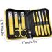 Nail Clipper Set Stainless Steel Fingernail and Toenail Clipper Cutters with Nail File Sharp for Men Women Yellow - Buy Online on GoSupps.com