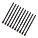 10pcs Flat Head Brush Professional Ultra Thin Soft Hair Brow Liner Brush Eye Makeup Tool