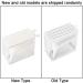Cotton Roll Dispenser Press Type Holder with 4 Colors Sanitary and Durable (White) - Buy Online on GoSupps.com