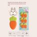 6 Pieces Baby Safety Pin Multi-Function Carrot Enamel Hair Clip Set - Ideal for Clothes, Tablecloths, Diapers - Buy Online on GoSupps.com