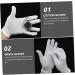 VINTORKY 15 Pairs Overnight Moisture Gloves Stretchable Gloves Lotion Gloves Overnight Healing Diving Jewelry Inspection Gloves Overnight Gloves Black White Cotton Women's Coin spa - Buy Online on GoSupps.com