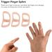 3-Piece Finger Splint Set Joint Support for Arthritis & Mallet Finger | Adjustable Sizes 4 5 6 | Protect & Soothe Finger Joints - Buy Online on GoSupps.com