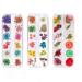 Nail dried flowers 3 boxes Multi -colored nail dry flowers dried flower nail art set dried flowers for resin jewelry candle production nail art DIY production handicrafts