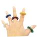 Clispeed 15st finger massage device finger fiddle stress relief toys decompression toy rings toys spiky sensory ring acupressure ring fiddle toy mini