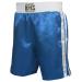 CLETO REYES Satin Boxing Trunks Blue/White X-Large