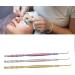 Sonew Stainless Steel Bamboo Shape Double Ended Lash Perm Lift Brush Tools for Perming Lashes Daily Mascara Brushing and Lash Combing - Buy Online on GoSupps.com