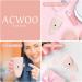 ACWOO Cuticle Nail Scissors Sharp Curved Scissors with Leather Packing Bag Multi-Purpose Stainless Steel Beauty Scissors Manicure Cutter for Nail Toenail Eyebrow Eyelash Pink - Buy Online on GoSupps.com