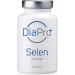 DiaPro selenium complex 365 high-dose selenium tablets with 200 mcg selenium per tablet with selenium methionine and sodium selenit annual supply 100% vegan laboratory test