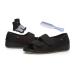 Women's Wide Diabetic Sandals Women Non-Slip Adjustable Elderly Walking Diabetic Sandals Cozy Surgical Arthritis Hospital Footwear for Swollen Feet Plantar Fasciitis 7 Black