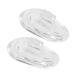 Eyeglass nose pads push-in silicone teardrop shape pack of 10 pairs 11mm by Sports World Vision 10 pairs 2 pieces (10 pack)
