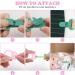 Aolso 5pcs Baby Pacifier Chain Dummy Clip Set for Boys - BPA-Free Teething Toy Holders with Plastic Clasp - Buy Online on GoSupps.com