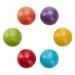 ApudArmis 3In Croquet Ball Replacement, Set of 6 Colored Replacement Croquet Balls for Lawn Backyard 28'' and 32'' Six Player Croquet Game Set