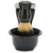 Premium 3-Piece Shaving Brush Set | Soft Nylon Hair & ABS Storage Rack | Ideal for Men's Personal Care - Buy Online on GoSupps.com
