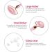 VIVIDUS Gua Sha and Jade Roller Set - Facial Massage for Wrinkles Puffiness & Redness Relief | Self Care Gift for Women & Men - Pink - Buy Online on GoSupps.com
