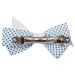 Buy Titania Small Hair Clips with Bow - Large Dots White-Blue - Set of 2 - International Shipping Available - Buy Online on GoSupps.com