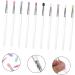 SOESFOUFU 10pcs Eye Shadow Brush Eye Makeup Accessory Eyeliner Multi Cleaner Tool Mermaid Charms - Buy Online on GoSupps.com