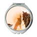 YENDOSTEEN Mirror Travel Mirror animal dirty horse pocket mirror portable mirror