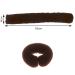 Buy Vegcoo 4-Piece Donut Hair Bun Maker Set | Stylist Hair Styling Tool - Black Brown Cream White - Buy Online on GoSupps.com